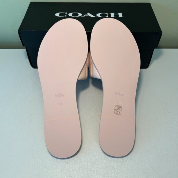 Coach Holly Quilted Leather Sandal - Picture 10 of 14